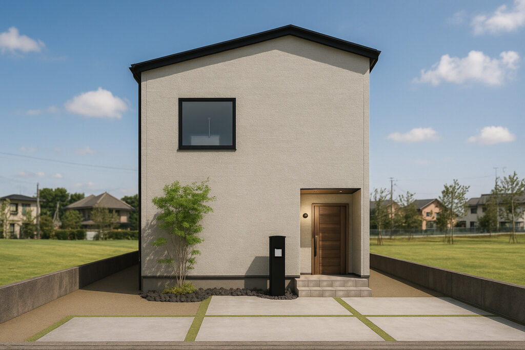 猫と暮らす家×全館空調の心地よさ完成内覧会外観イメージパース｜富士宮市小泉｜イデキョウホーム