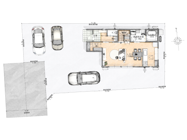 〈富士市柚木松岡No.5〉3,320万円