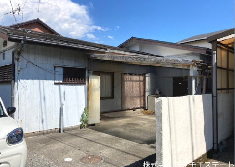 松岡二ツ家古屋付き土地