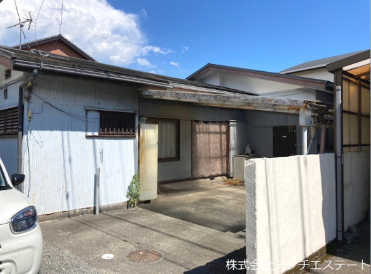 松岡二ツ家古屋付き土地