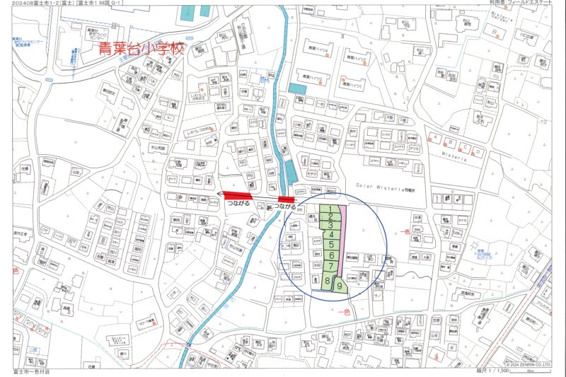 富士市一色全9区画分譲地