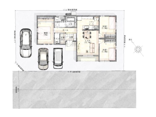 〈富士宮市三園平No.2〉2,999万円